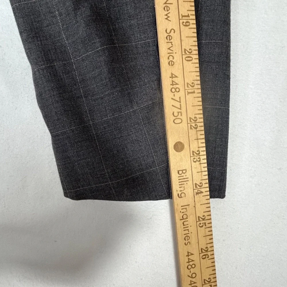 Hickey Freeman Boardroom Single Vent Wool Sportcoat Blazer Gray‎ 42R